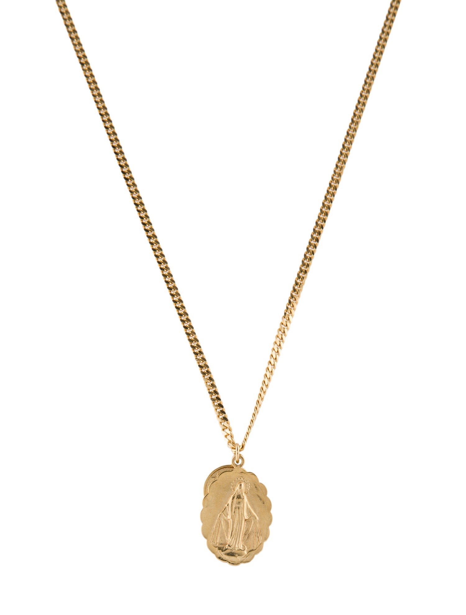 Miansai 14K Mini Saints Pendant Necklace