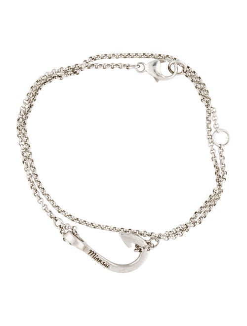 Miansai Hook Chain Link Double Wrap Bracelet