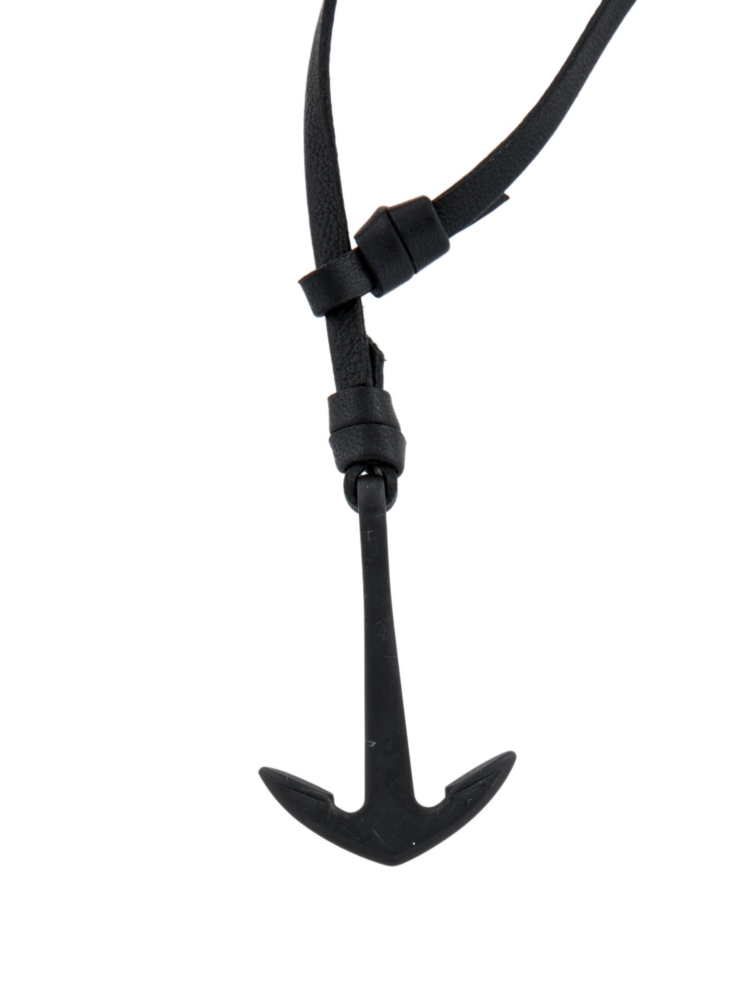 Miansai Leather Hook Pendant Necklace