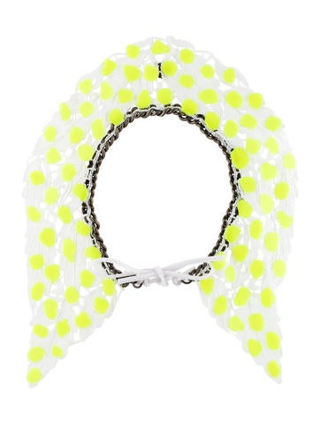 Annelise Michelson Collar Chain & Lace Necklace