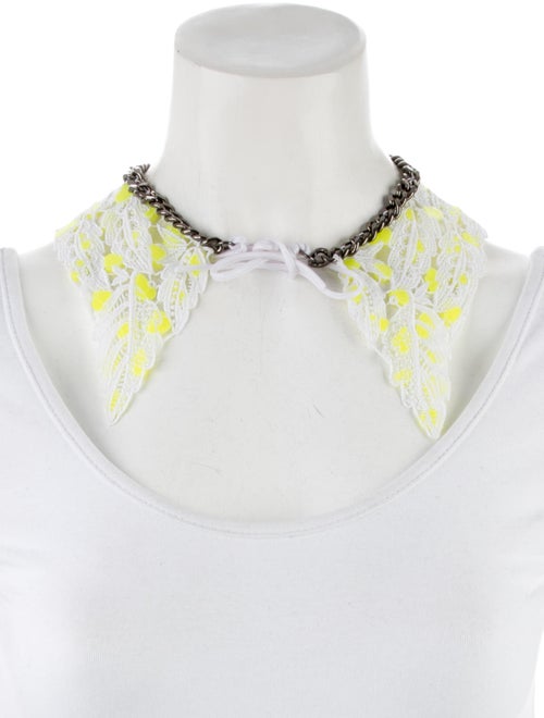 Annelise Michelson Chain & Lace Collar Necklace