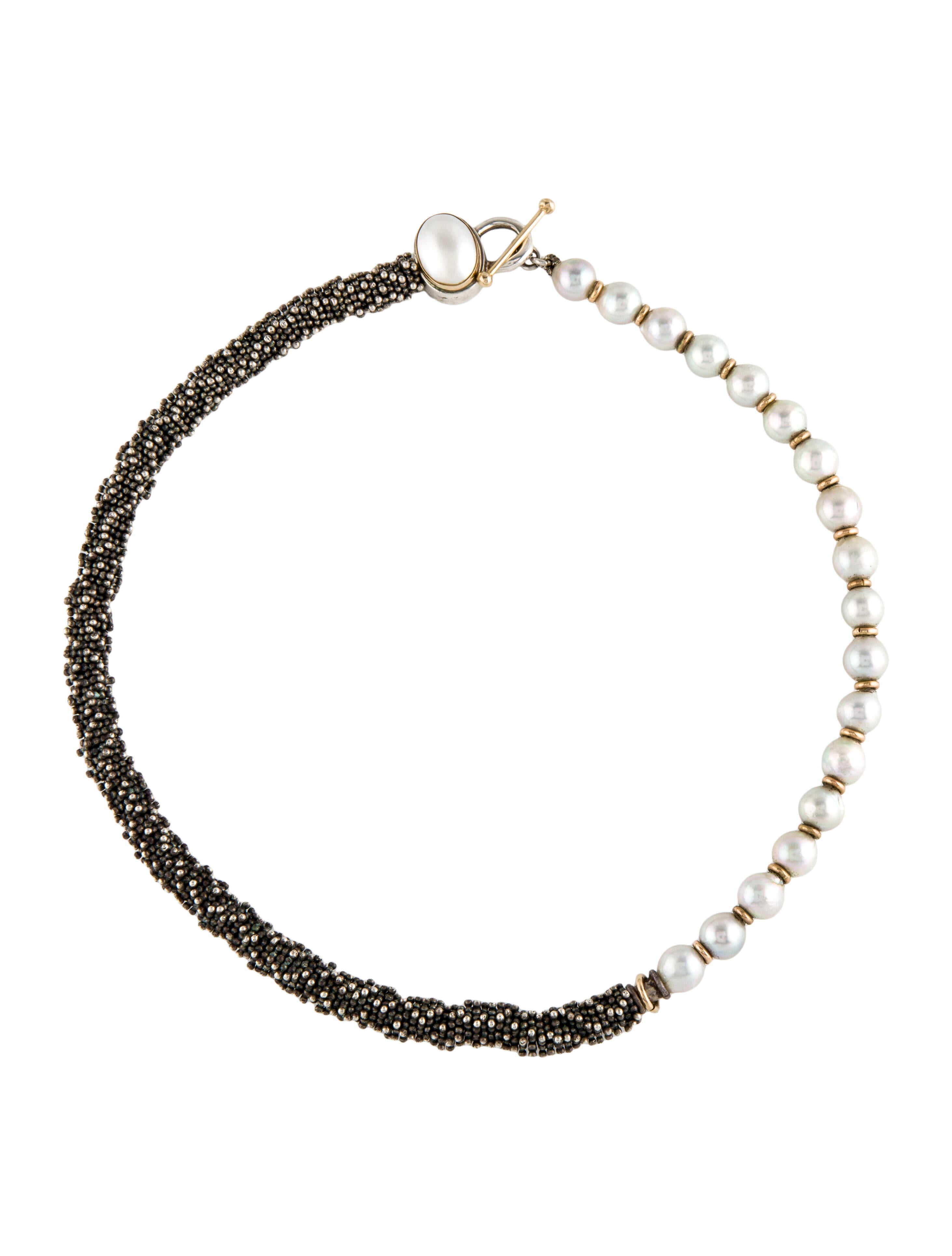 Michael Dawkins Pearl Collar Necklace