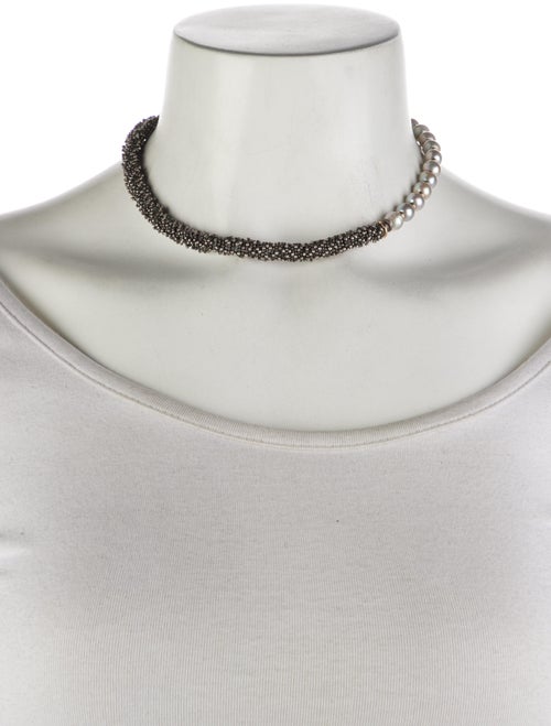 Michael Dawkins Pearl Collar Necklace