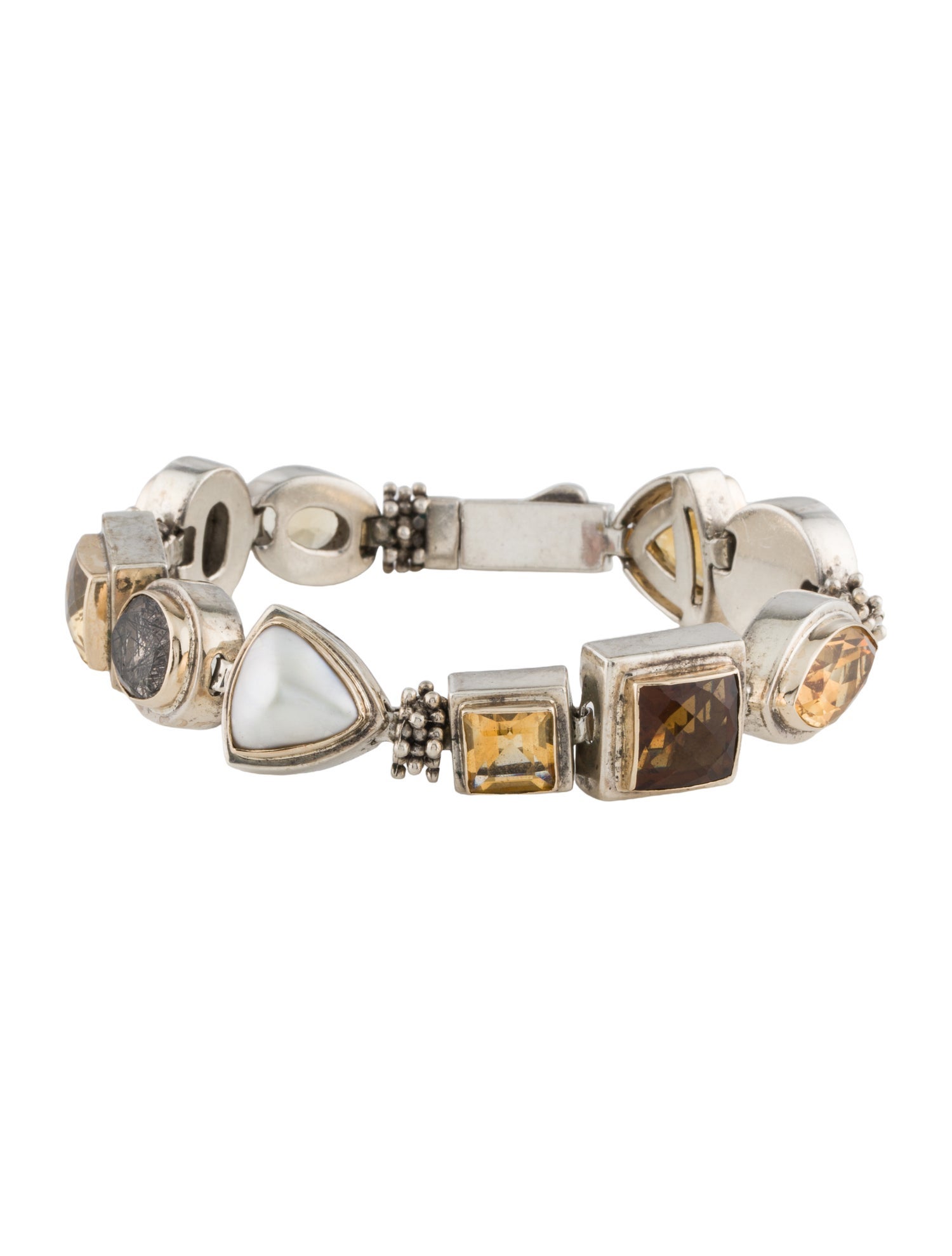 Michael Dawkins Pearl & Multistone Bracelet