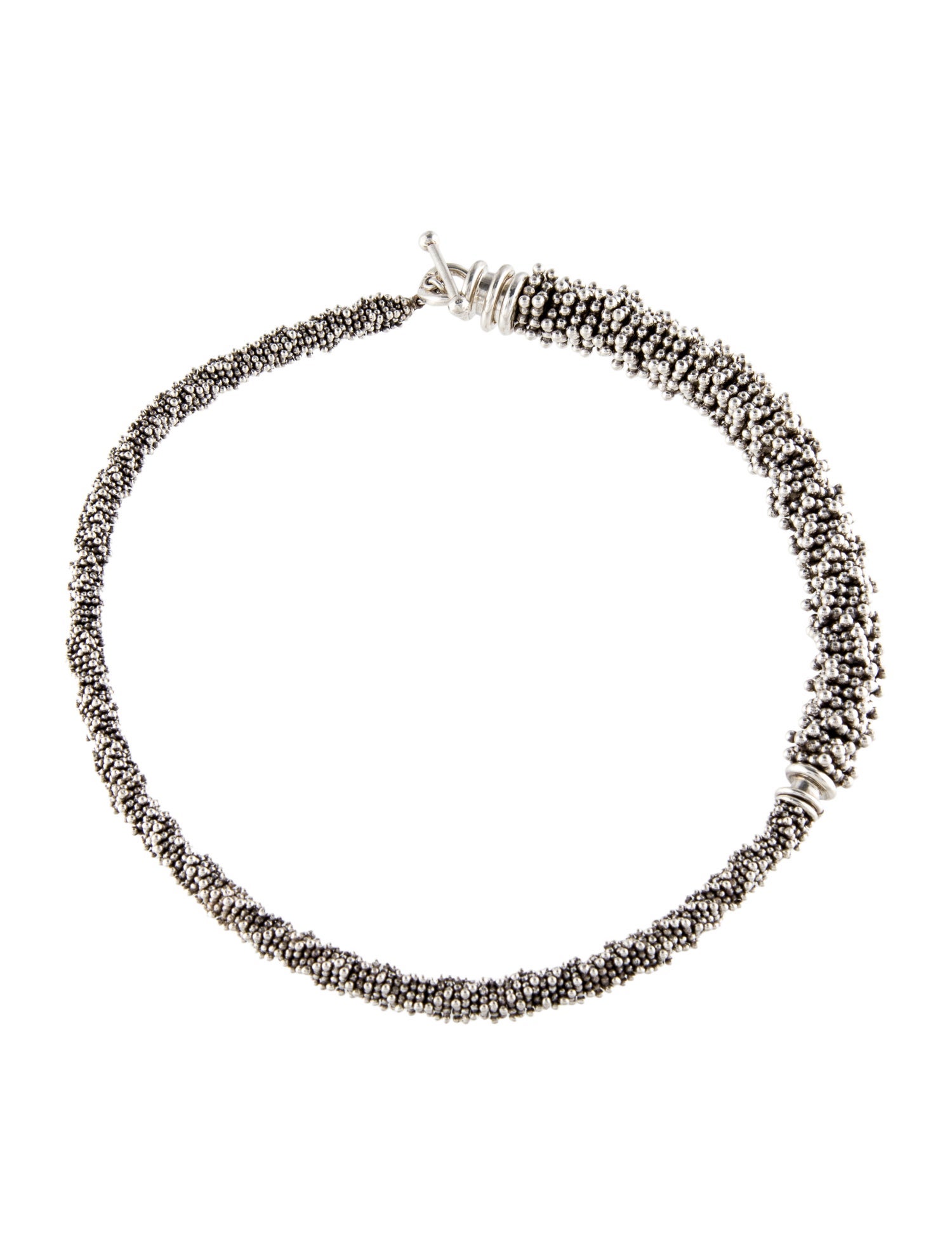 Michael Dawkins Beaded Toggle Collar Necklace