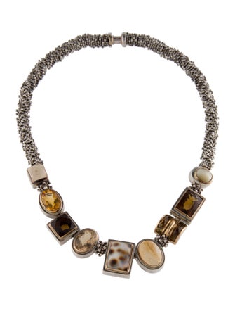 Michael Dawkins Multistone Collar Necklace