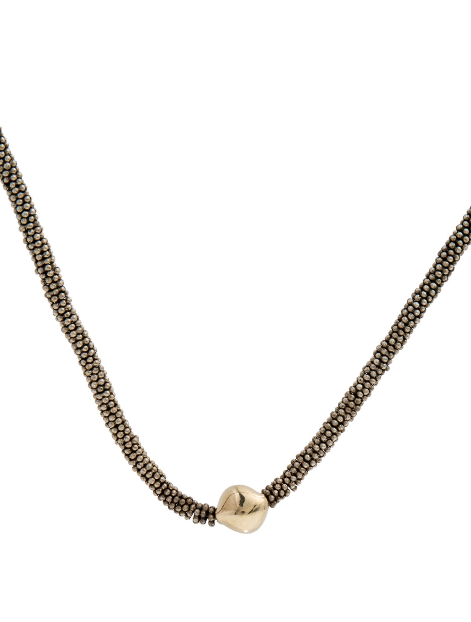 Michael Dawkins Two-Tone Beaded Necklace