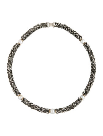 Michael Dawkins Pearl Station Necklace