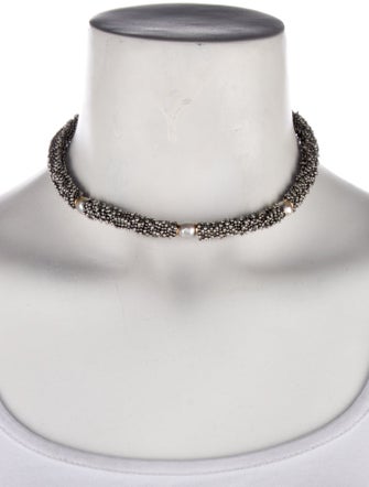 Michael Dawkins Pearl Station Necklace