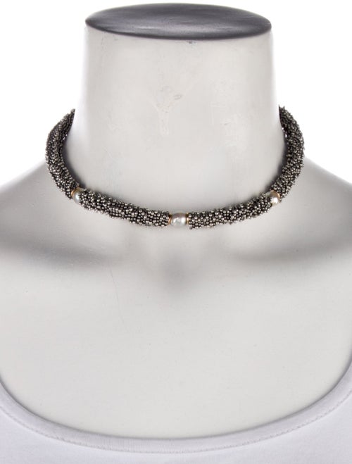 Michael Dawkins Pearl Station Necklace