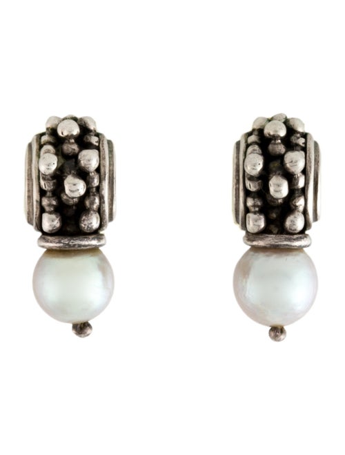Michael Dawkins Pearl Drop Earrings