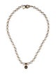 Michael Dawkins Pearl & Smoky Quartz Collar Necklace