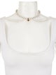 Michael Dawkins Pearl & Smoky Quartz Collar Necklace