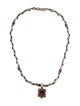 Michael Dawkins Garnet Pendant Necklace