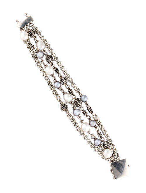 Michael Dawkins Pearl Multistrand Bracelet