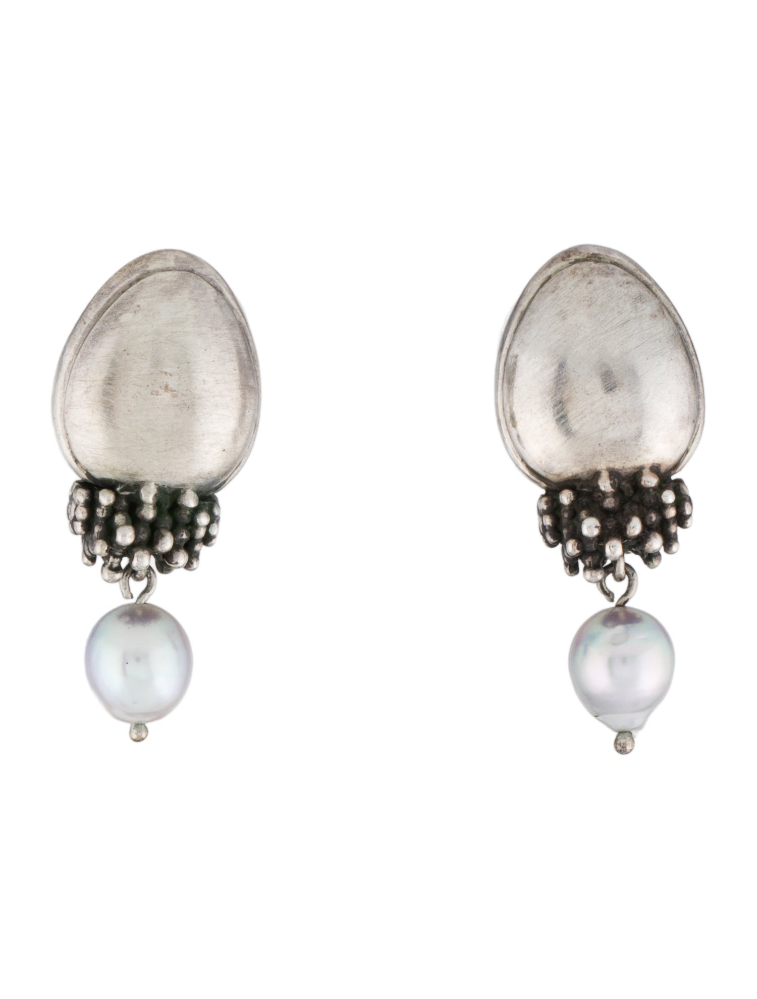 Michael Dawkins Pearl Drop Earrings