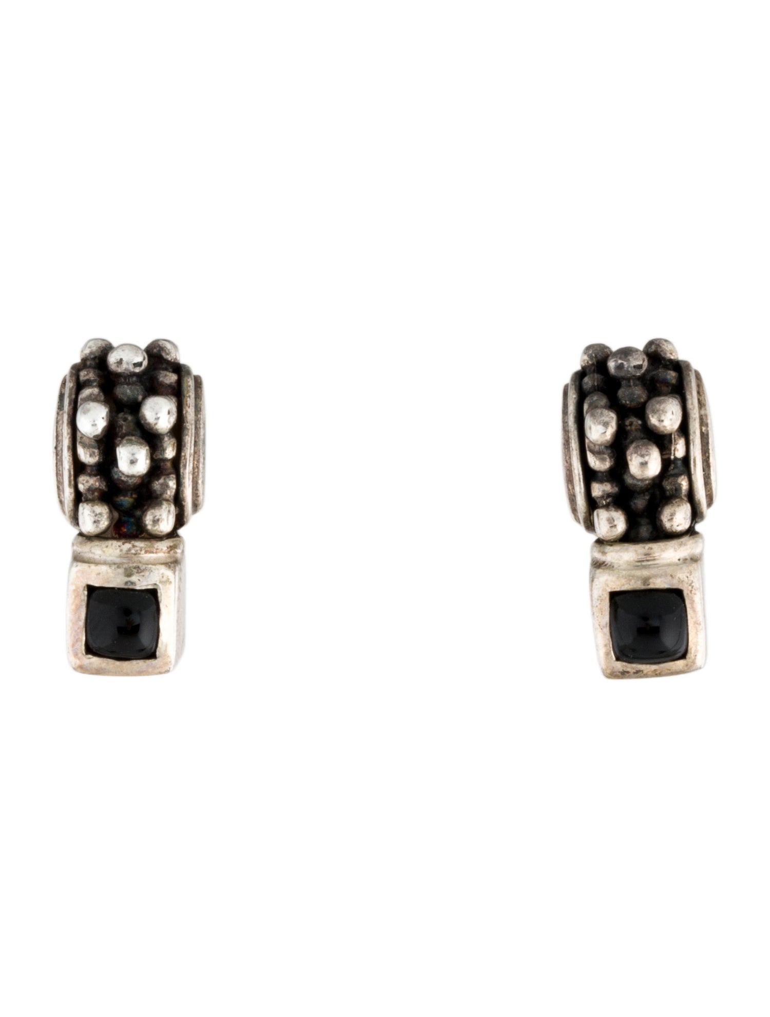 Michael Dawkins Onyx Drop Earrings