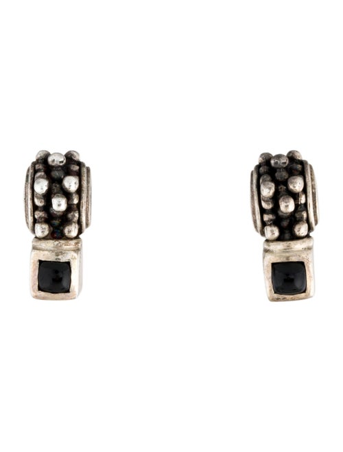 Michael Dawkins Onyx Drop Earrings