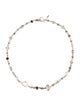 Michael Dawkins Pearl, Labradorite & Smoky Quartz Station Necklace