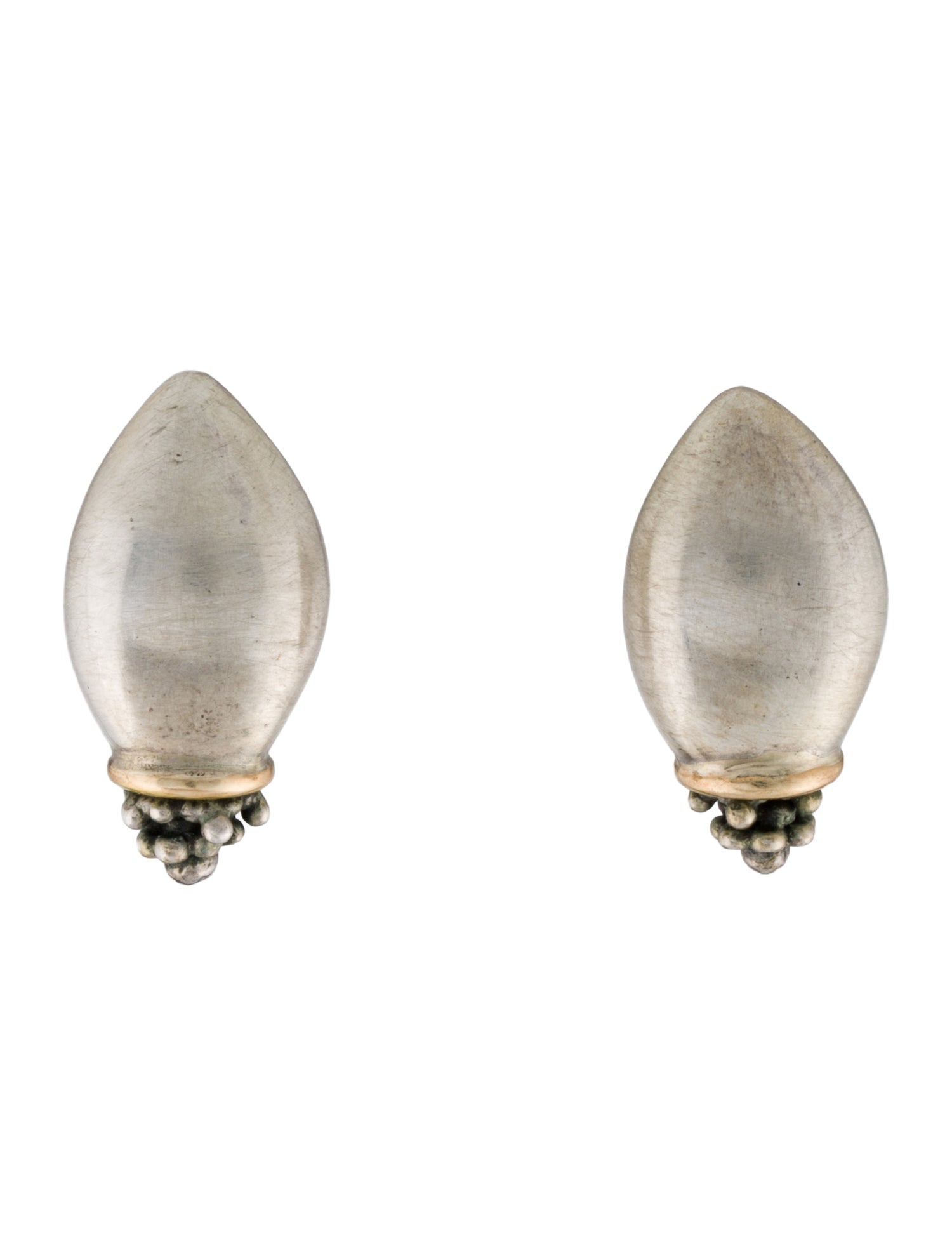 Michael Dawkins Two-Tone Stud Earrings