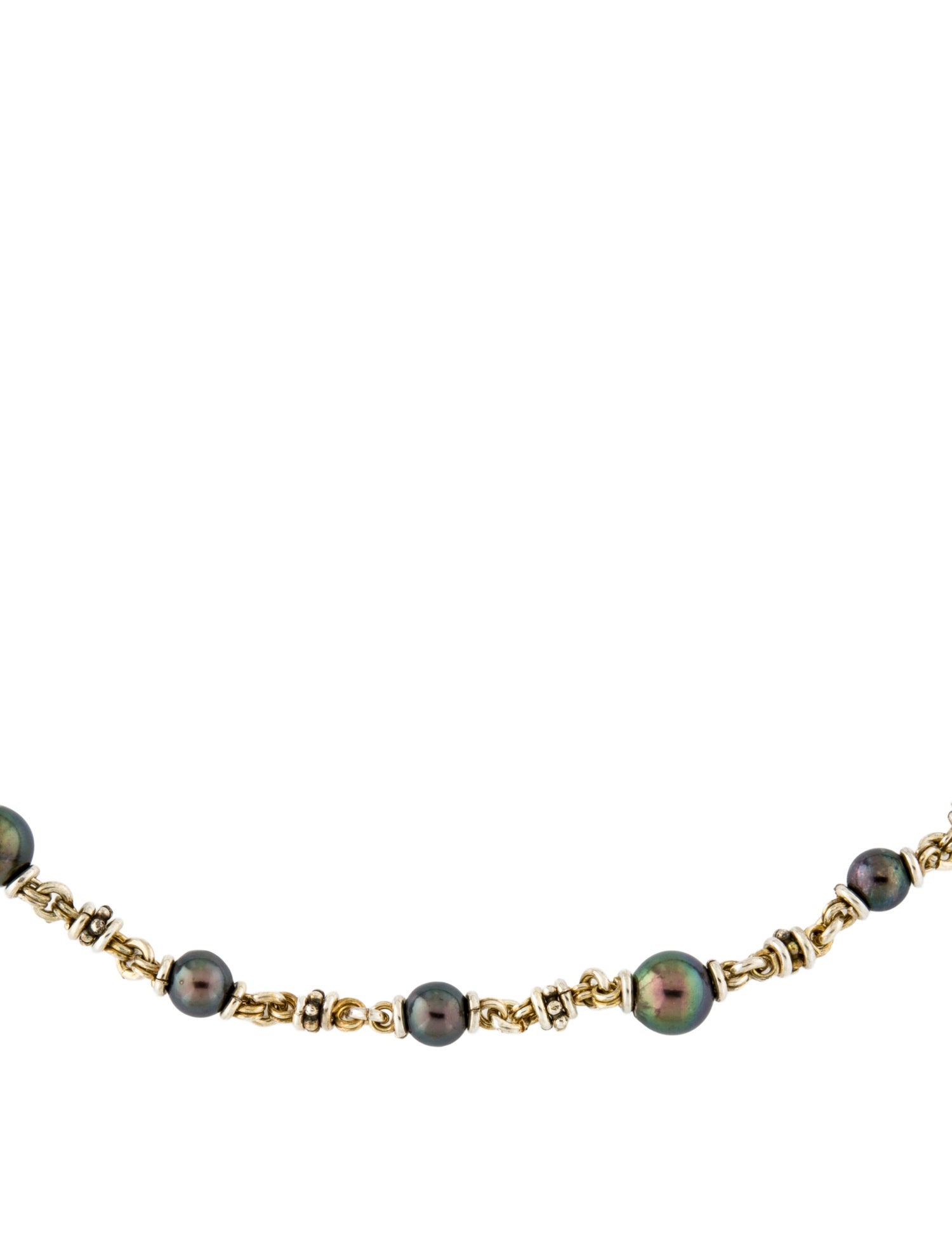 Michael Dawkins Dyed Pearl Collar Necklace
