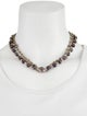 Michael Dawkins Pearl & Smoky Quartz Multistrand Necklace