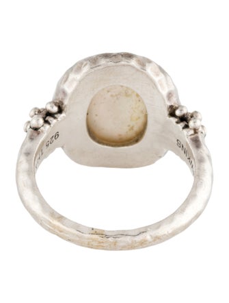 Michael Dawkins Mother of Pearl Cocktail Ring