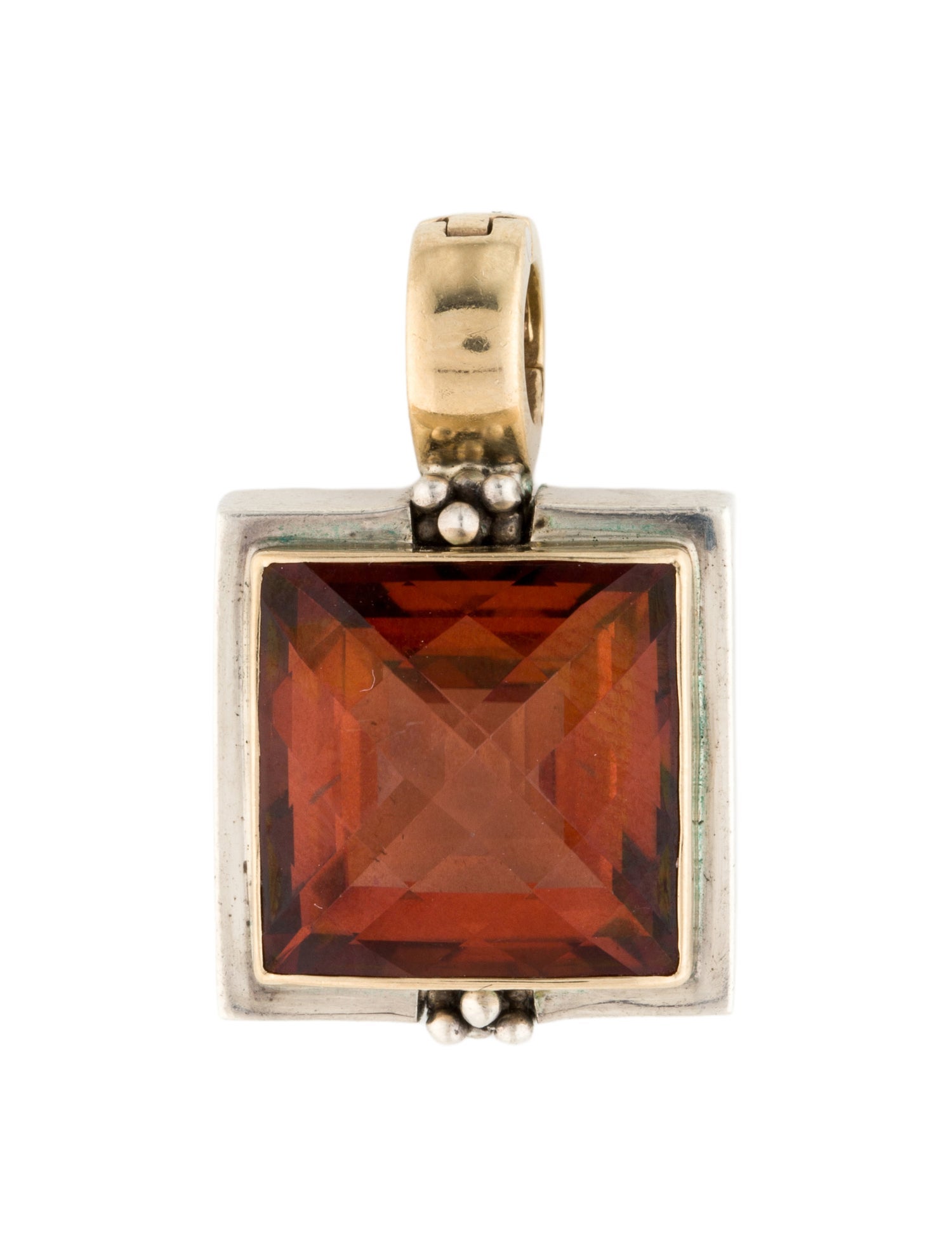 Michael Dawkins Coated Topaz Pendant