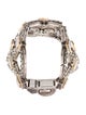 Michael Dawkins Mother of Pearl Wide Link Bracelet