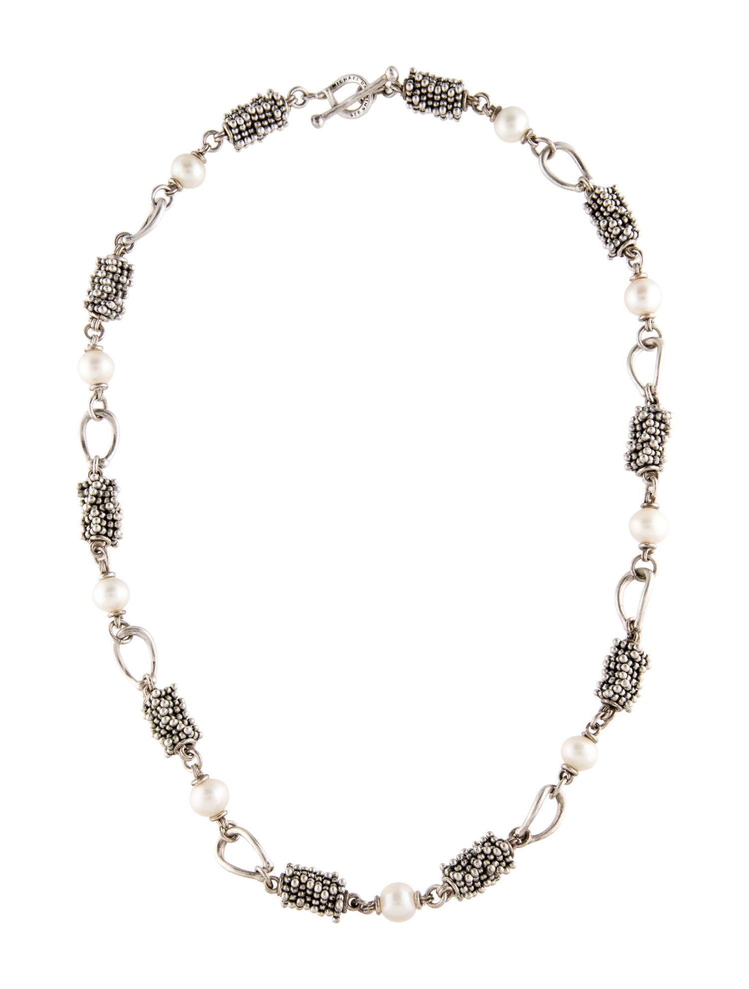 Michael Dawkins Pearl Station Necklace