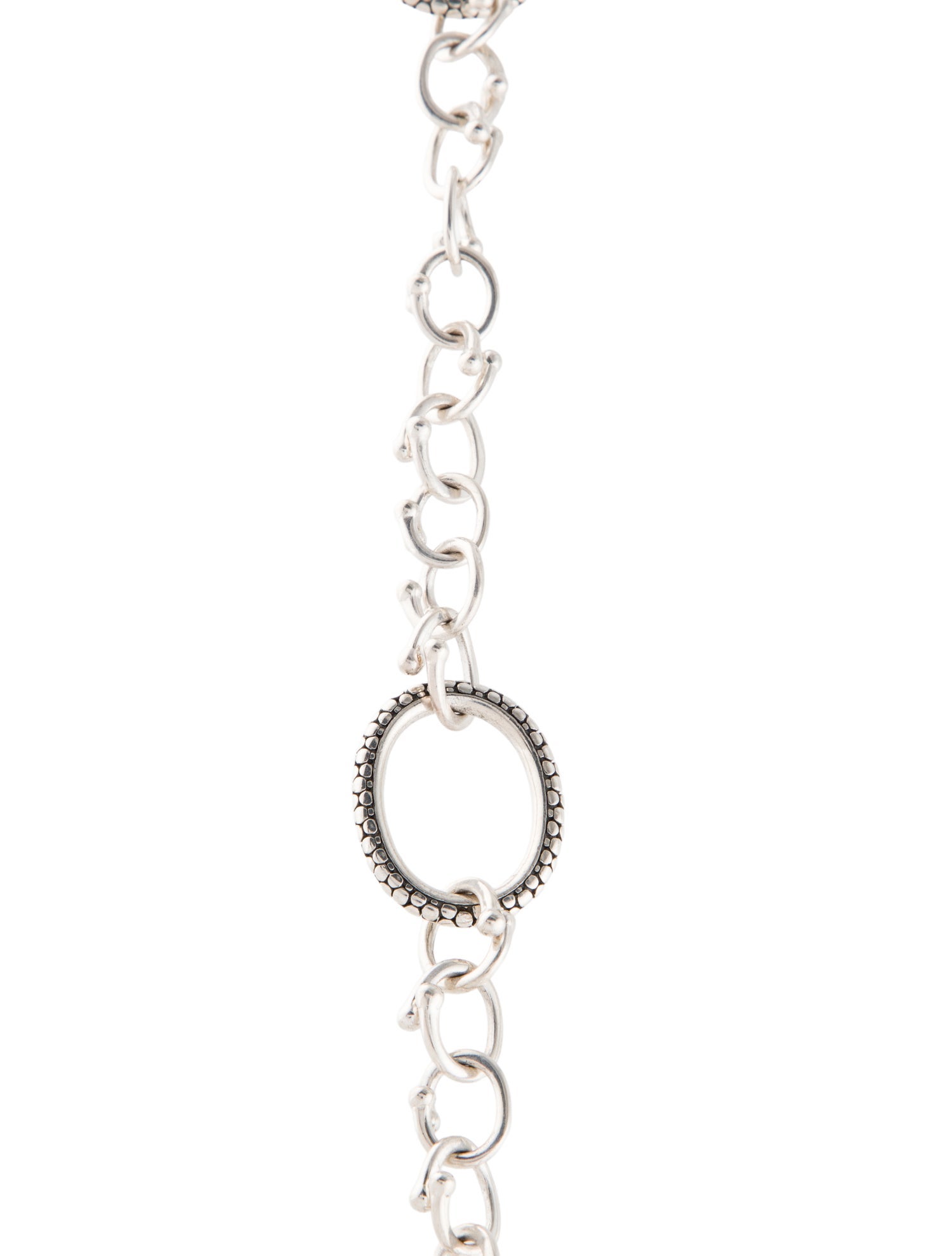 Michael Dawkins Oval Link Chain Long Necklace
