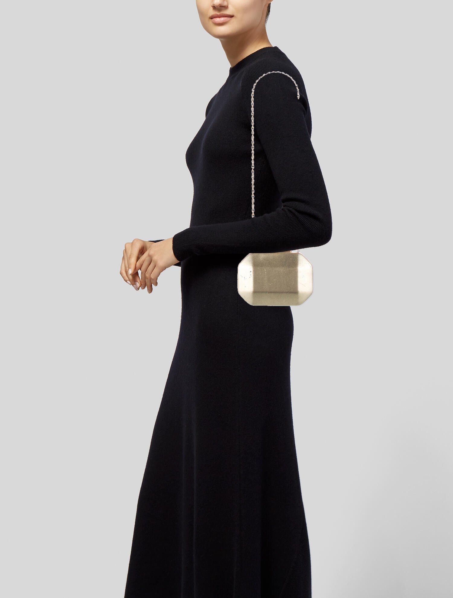 Prada Mink Evening Bag Brown Evening Bags, Handbags PRA44004 The