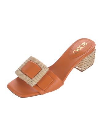 Rodo Leather Slides