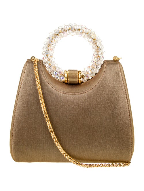 Rodo Satin Top Handle Bag