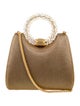 Rodo Satin Top Handle Bag