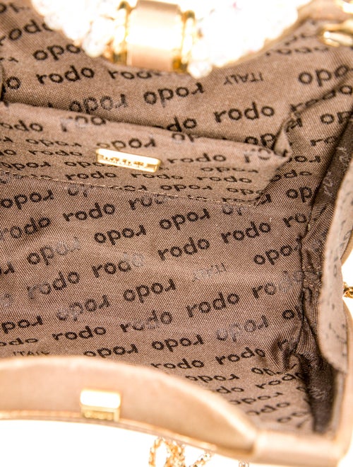 Rodo Satin Top Handle Bag