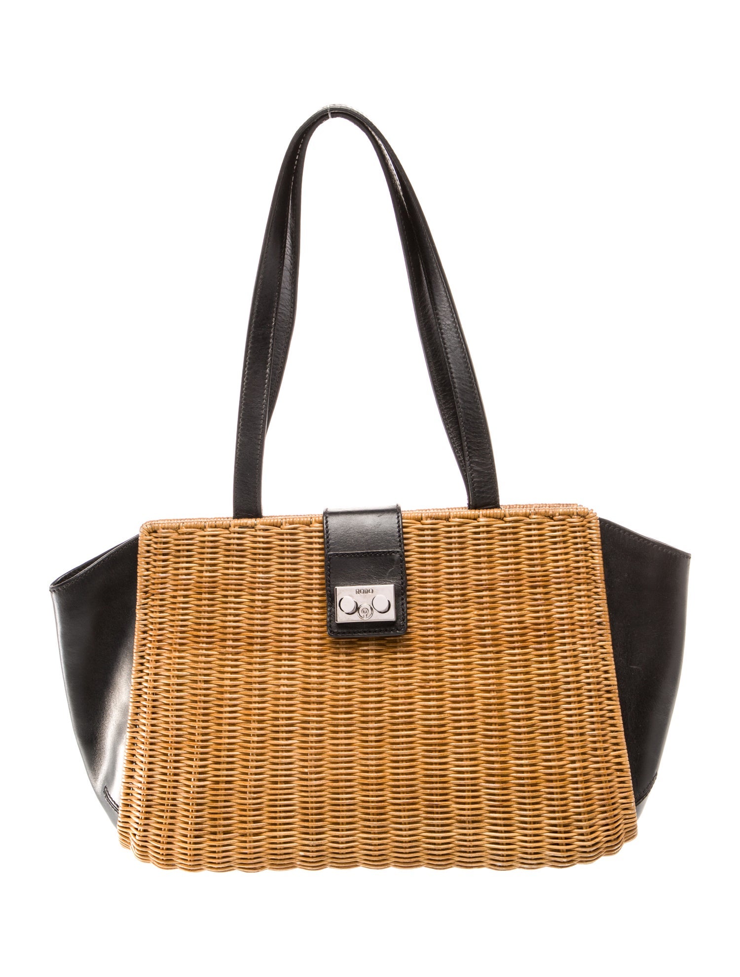 Rodo Wicker Shoulder Bag