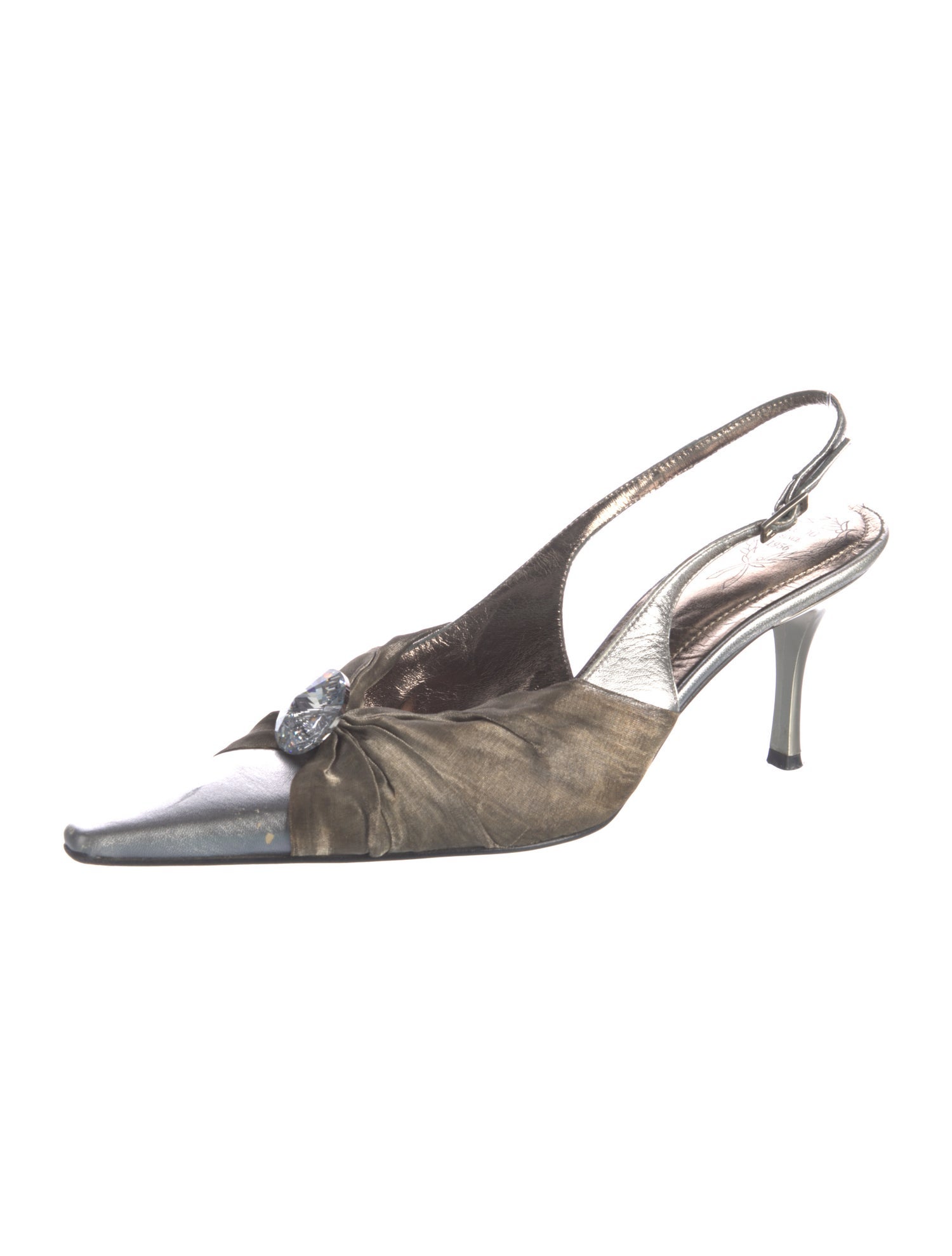 Rodo Satin Slingback Pumps