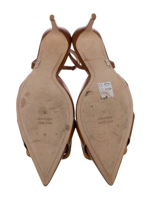 Rodo Leather Slingback Sandals