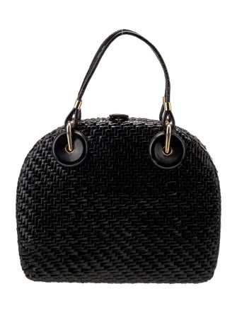 Rodo Raffia Top Handle Bag