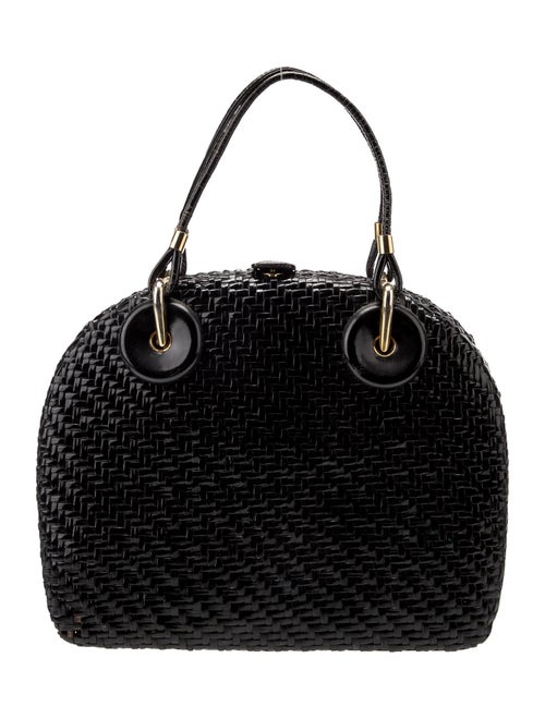 Rodo Raffia Top Handle Bag