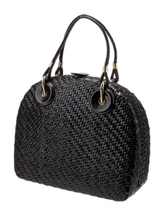 Rodo Raffia Top Handle Bag