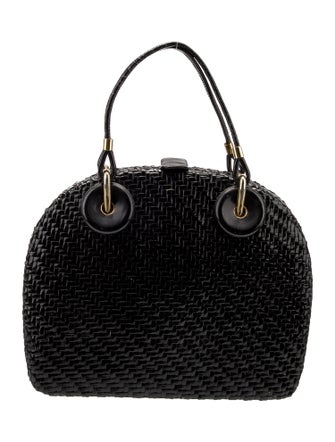 Rodo Raffia Top Handle Bag