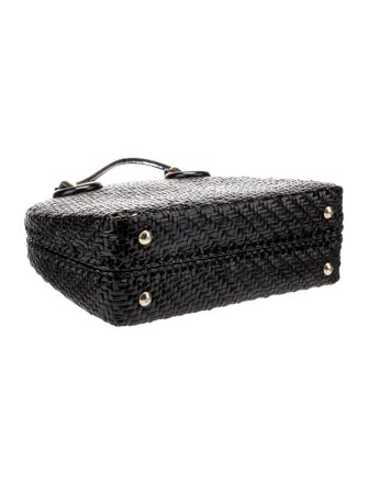 Rodo Raffia Top Handle Bag