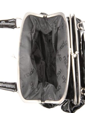 Rodo Patent Leather Top Handle Bag