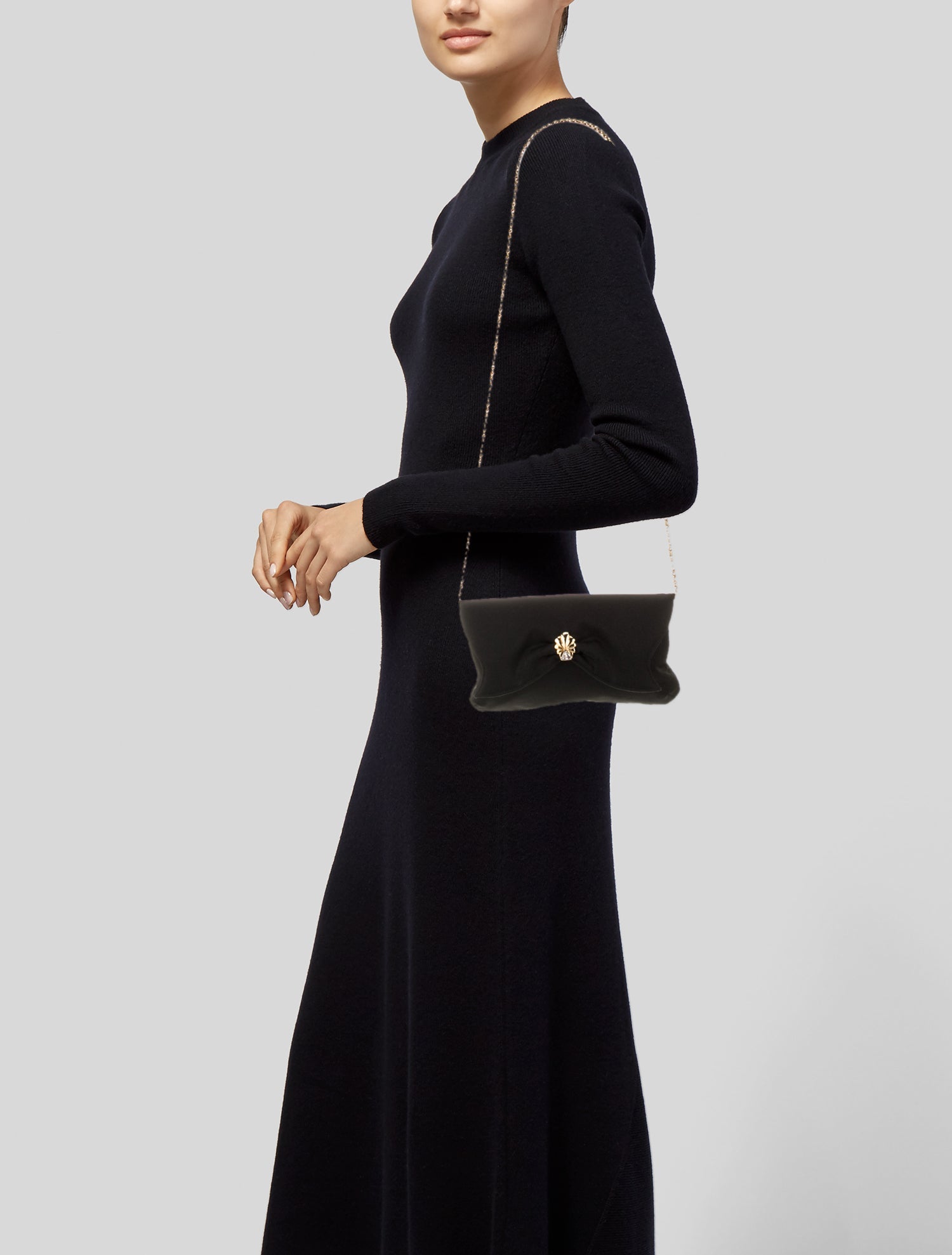 Rodo Satin Evening Bag