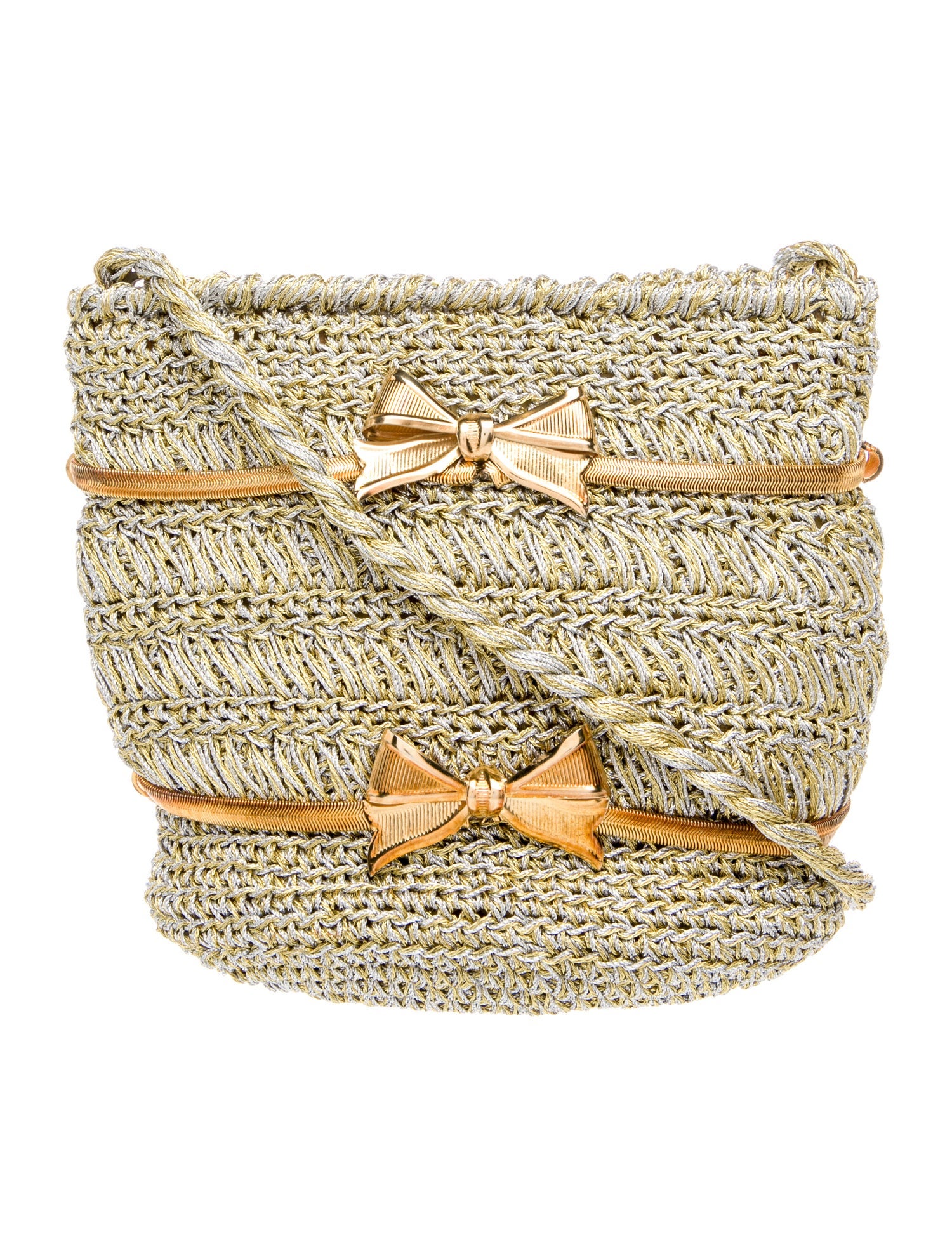 Rodo Raffia Crossbody Bag