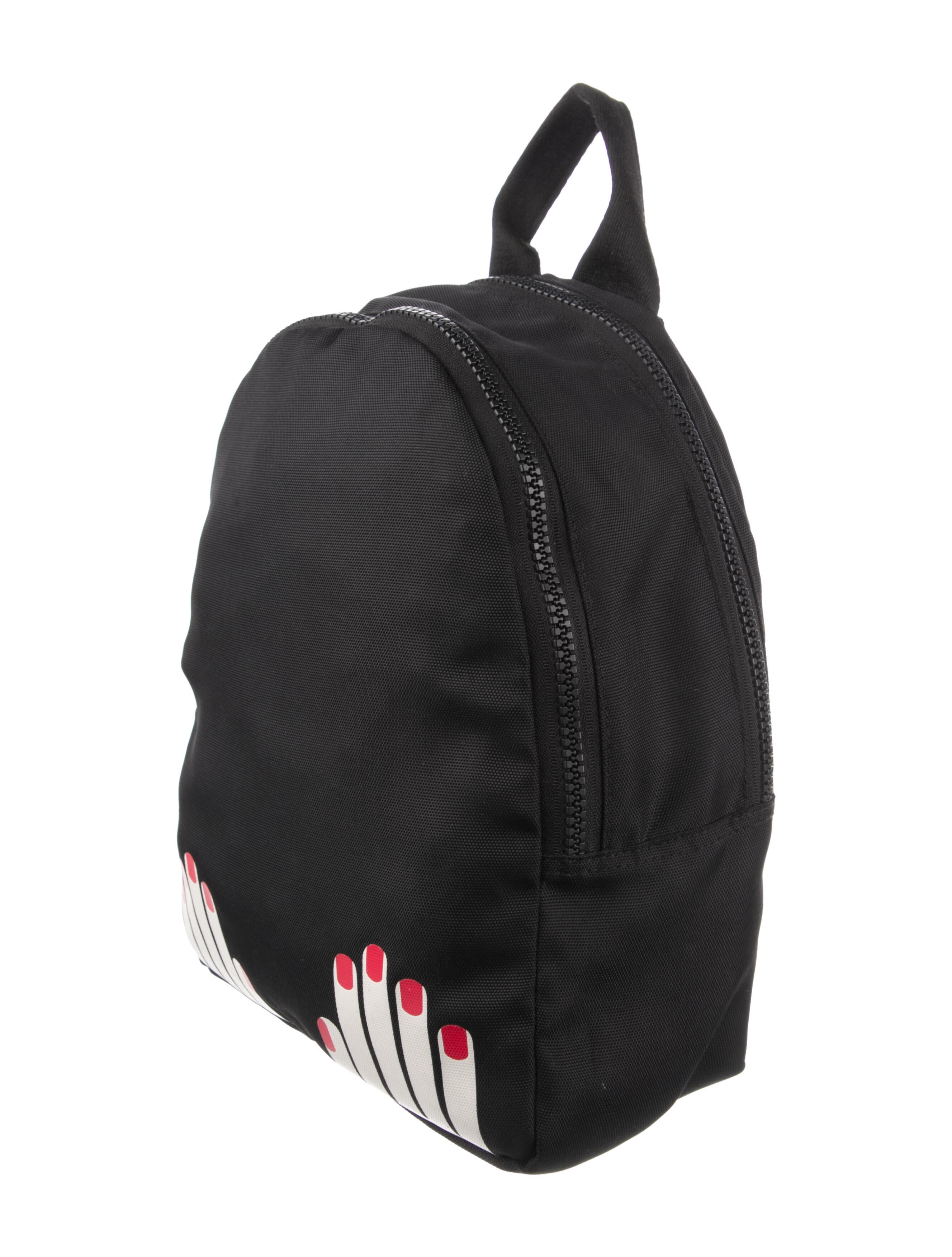 Lulu Guinness Nylon Backpack Black Backpacks, Handbags W8V20965