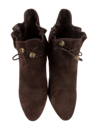 Lulu Guinness Suede Boots