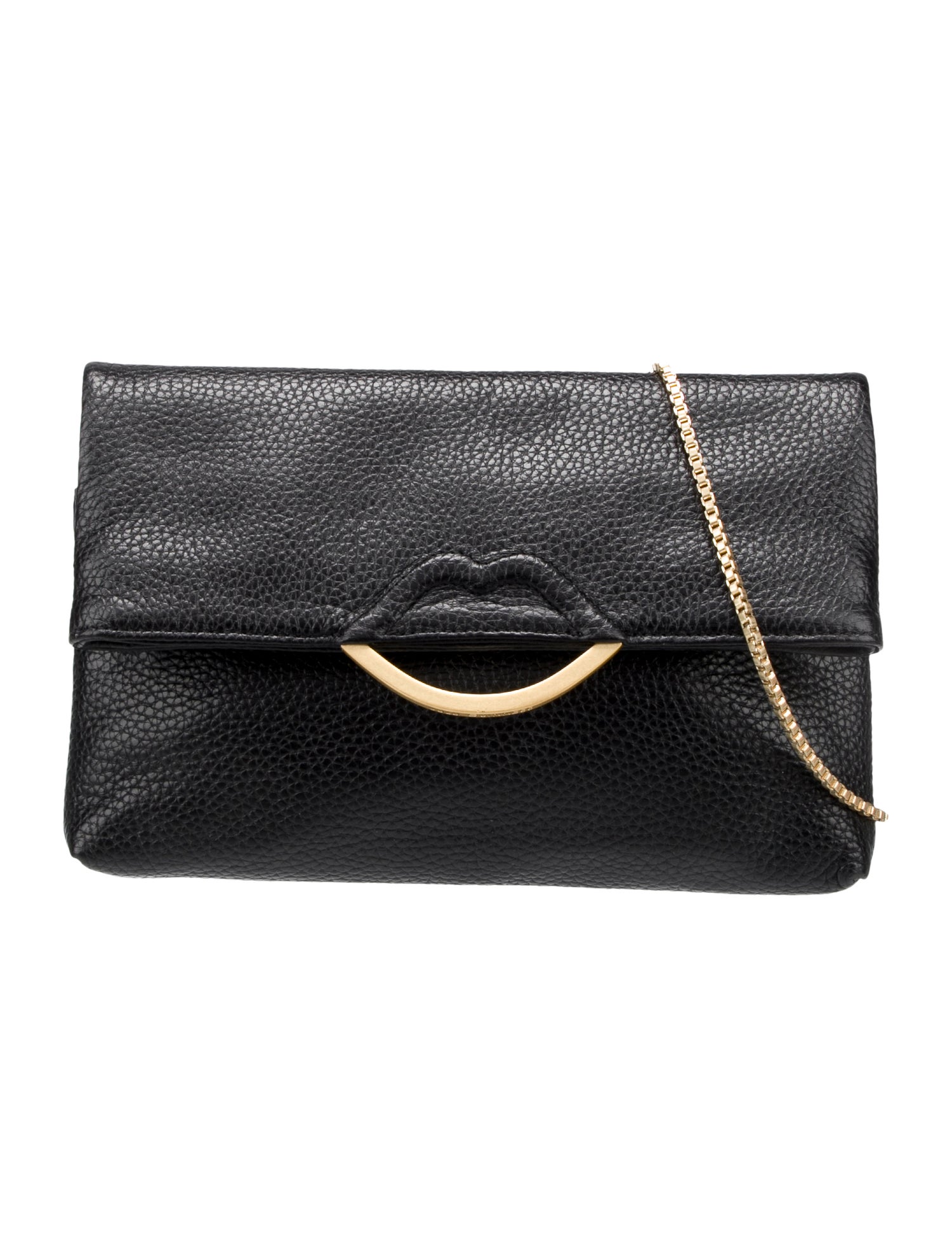 Lulu Guinness Leather Clutch